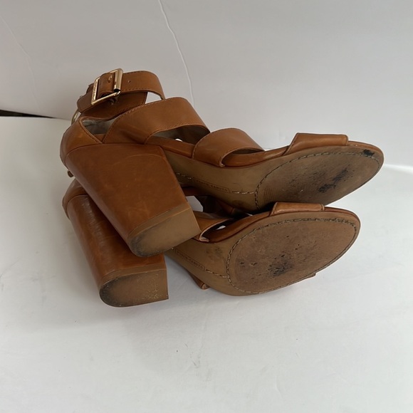 Vince Camuto heel sandals 7.5 Marleau peep toe strapped gladiator - Picture 5 of 8